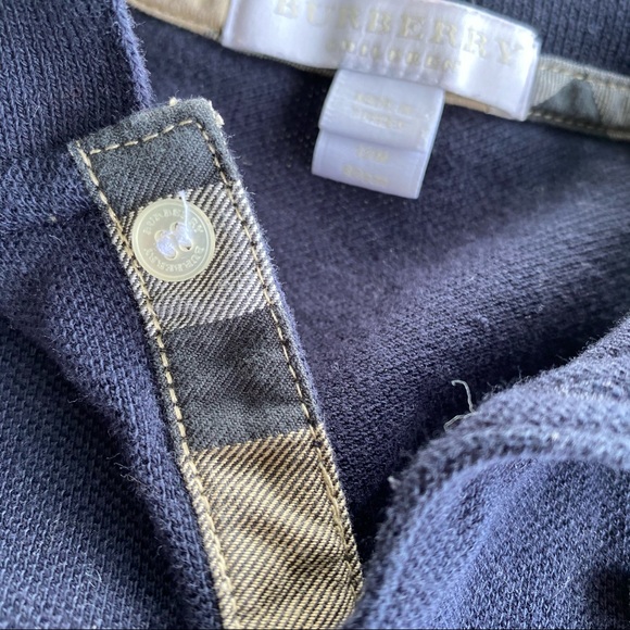 Burberry navy collared shirt for 12 months - Picture 7 of 7